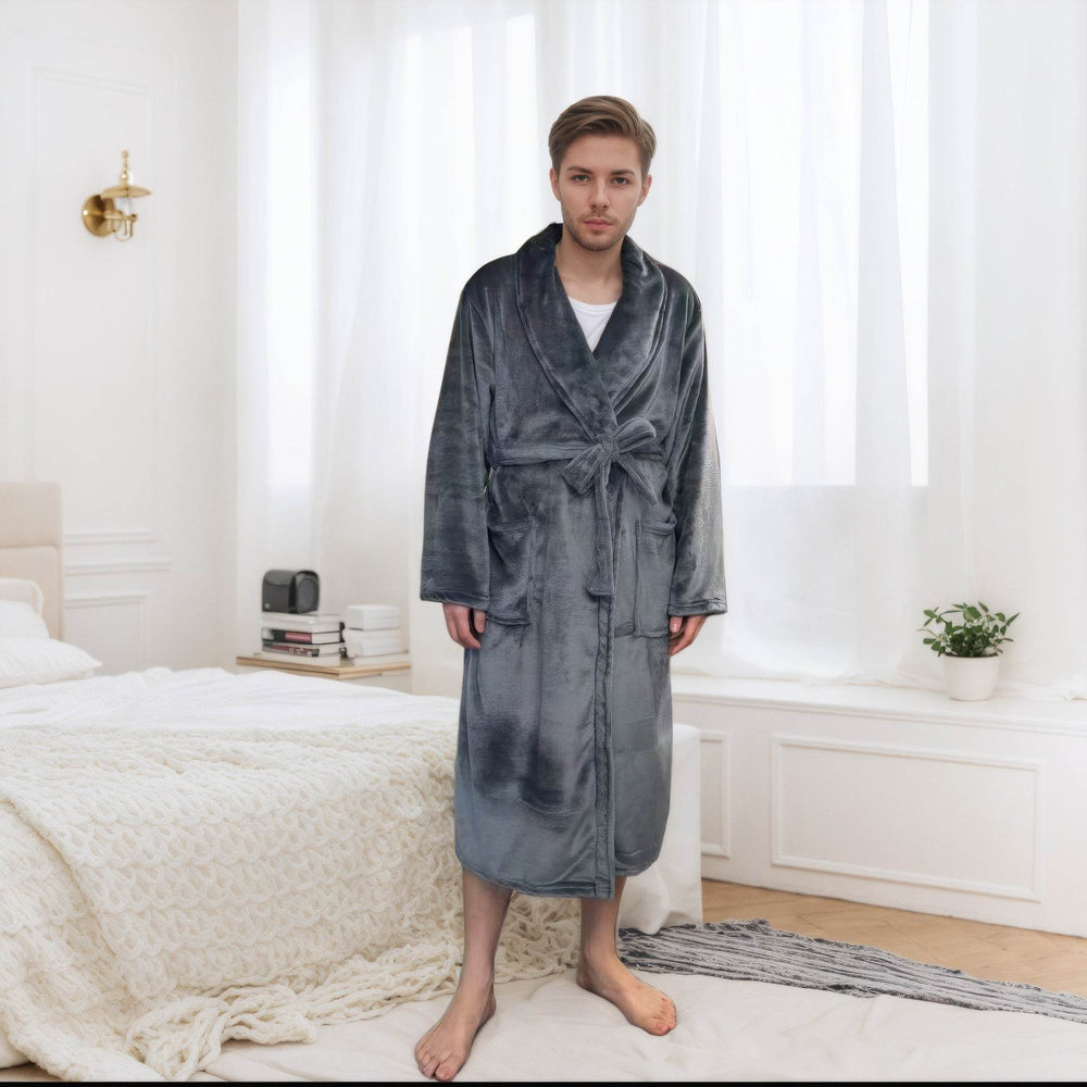 Couple Bathrobe Long Pajamas Homewear  EX-STOCK CANADA