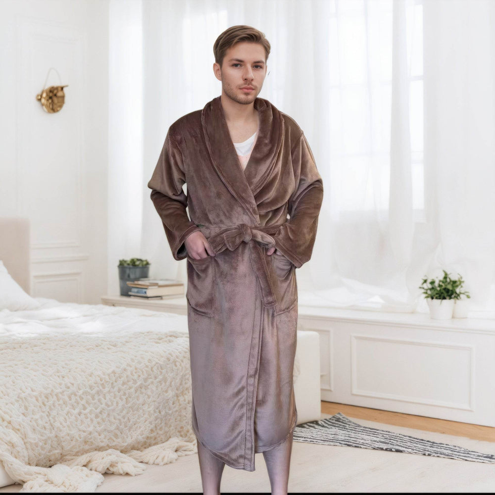 Couple Bathrobe Long Pajamas Homewear  EX-STOCK CANADA
