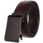 Cowhide Alloy Belt Automatic Buckle Business Casual Belt Men's Pant Belt - EX-STOCK Canada