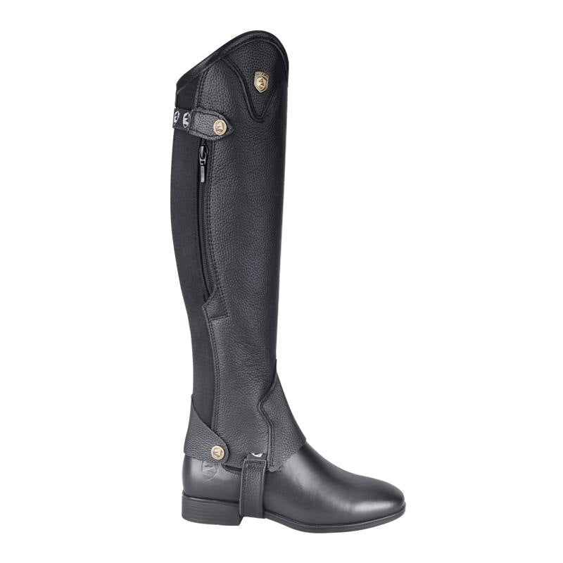 Cowhide Equestrian Chaps High Quality Thick Cowhide Double Zipper Riding Leg Guard Boots EX-STOCK Canada 