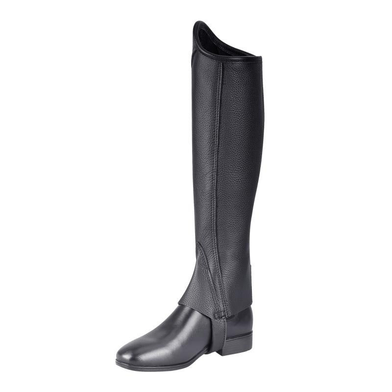 Cowhide Equestrian Chaps High Quality Thick Cowhide Double Zipper Riding Leg Guard Boots EX-STOCK Canada 
