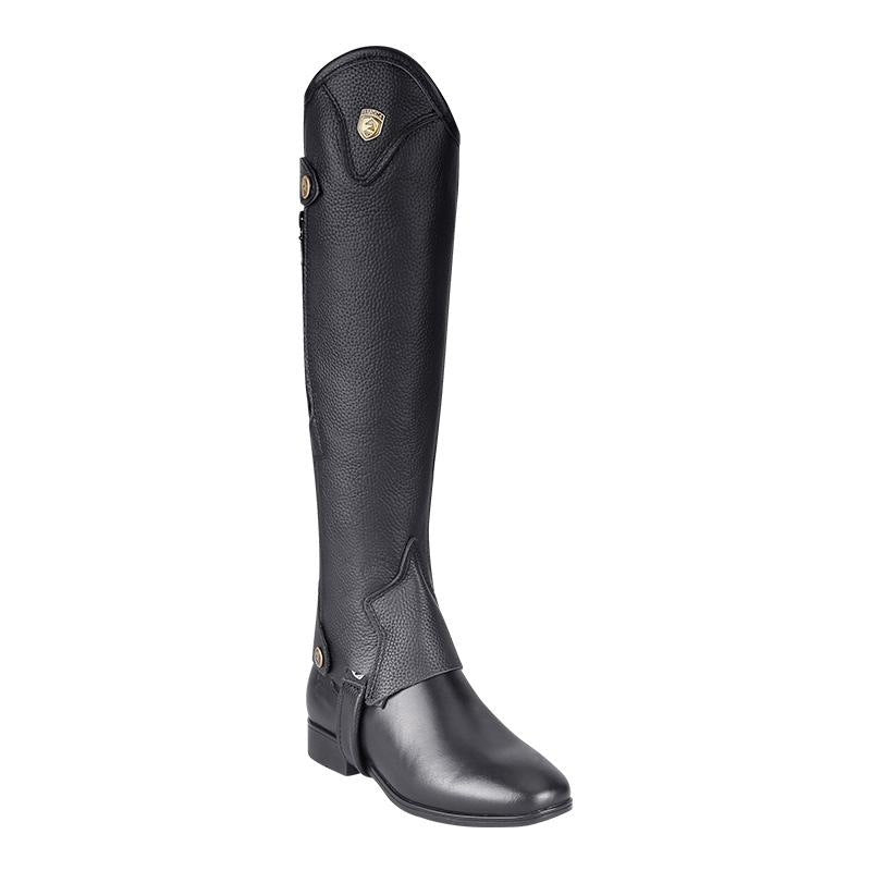 Cowhide Equestrian Chaps High Quality Thick Cowhide Double Zipper Riding Leg Guard Boots EX-STOCK Canada 