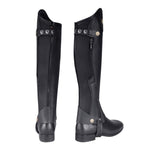 Cowhide Equestrian Chaps High Quality Thick Cowhide Double Zipper Riding Leg Guard Boots EX-STOCK Canada 