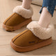 Cozy Plush Soft Slippers Shoes For Women Non-Slip Platform Shoes With Faux Fur Lining Mute Sole And Comfortable Fit For Indoor Wear EX-STOCK Canada 