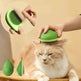 Creative Cat Grooming Comb Portable Massage Brush One-Button Remove Floating Hair Scraper Cats Dogs Pet Self Cleaning Tool Accessories - EX-STOCK Canada