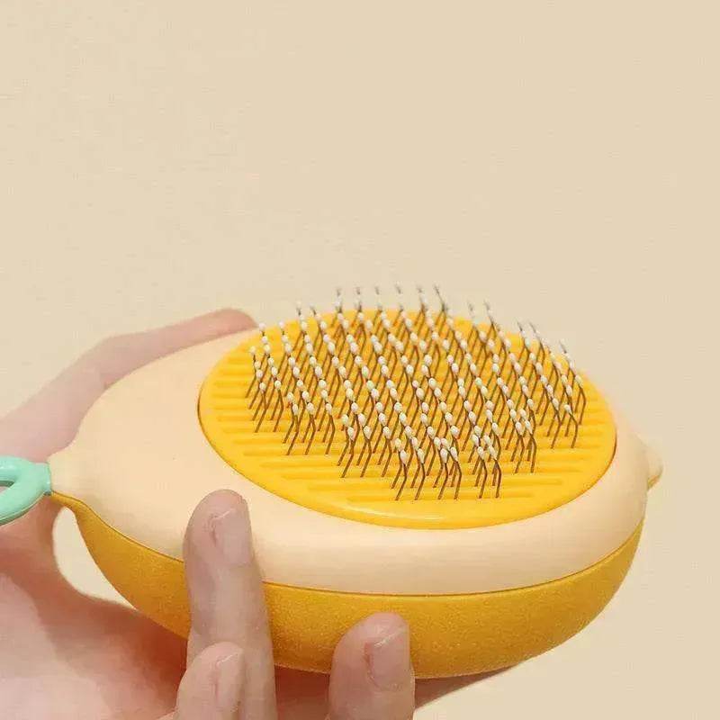 Creative Cat Grooming Comb Portable Massage Brush One-Button Remove Floating Hair Scraper Cats Dogs Pet Self Cleaning Tool Accessories - EX-STOCK Canada