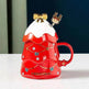 Creative Christmas Ceramic Mug Set Household - EX-STOCK Canada