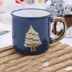 Creative Cute Cartoon Snowman Santa Claus Ceramic Cup Christmas Mug Small Gifts - EX-STOCK Canada