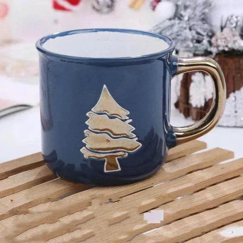Creative Cute Cartoon Snowman Santa Claus Ceramic Cup Christmas Mug Small Gifts - EX-STOCK Canada