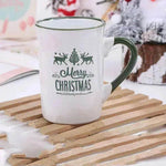 Creative Cute Cartoon Snowman Santa Claus Ceramic Cup Christmas Mug Small Gifts - EX-STOCK Canada