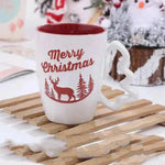 Creative Cute Cartoon Snowman Santa Claus Ceramic Cup Christmas Mug Small Gifts - EX-STOCK Canada