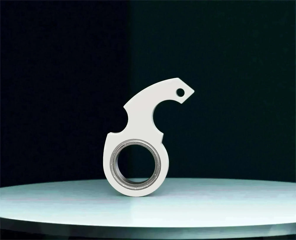 Creative Finger Spinner Relieves Stress Anti Anxiety Keychain - EX-STOCK CANADA