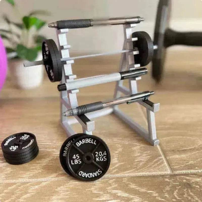 Creative Gym Inspired Barbell Desktop Pen Holder & Pencil Box - EX-STOCK Canada