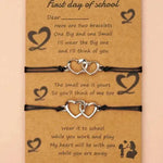 Creative Heart Shaped Wax Thread Braided Bracelet - EX-STOCK Canada