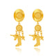 Creative Long Cowboy Hat Eardrops Earrings - EX-STOCK Canada