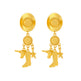 Creative Long Cowboy Hat Eardrops Earrings - EX-STOCK Canada