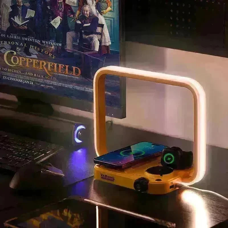 Creative Multifunctional Wireless Charger Small Night Lamp - EX-STOCK CANADA