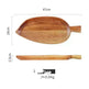 Creative Quality Acacia Wooden Leaf Design Food Tray - EX-STOCK CANADA