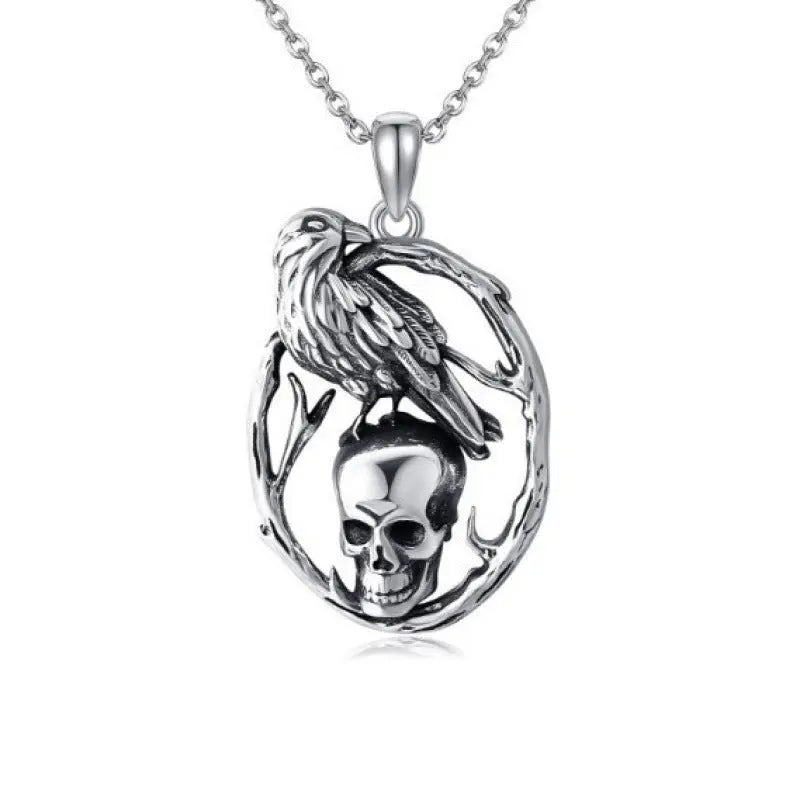 Creative Retro Halloween Skull Pendant Necklace - EX-STOCK Canada