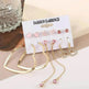 Creative Simple Retro Love Star Chain Ear rings Set - EX-STOCK Canada