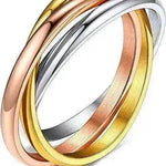 Creative Three-Rotating rings For Couple Personalized Anxiety Relief Rings - EX-STOCK Canada