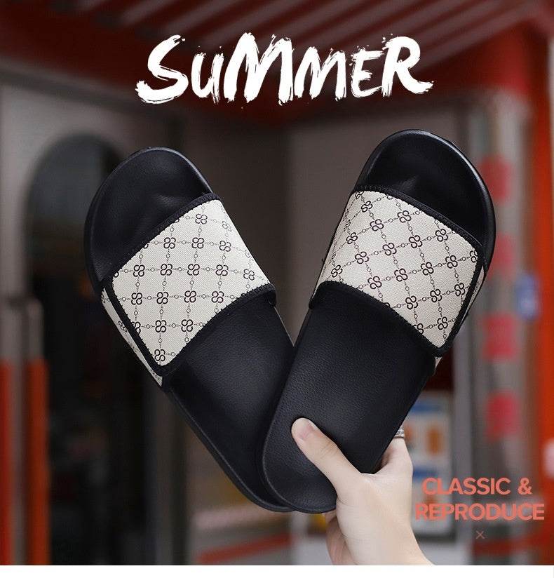 Cross-border Slippers Summer Outdoor Wear Niche High-grade Velcro Non-slip Beach Flip-flops Men  EX-STOCK CANADA