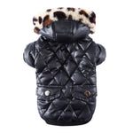 Cross-border pet supplies pet clothes dog clothes autumn and winter fur collar coat pet dog clothing EX-STOCK Canada 