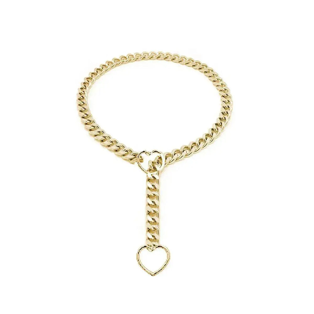 Cuban Adjustable Heart Shaped Necklace - EX-STOCK Canada