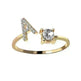 Customizable 26-Letter Ring: Fashionable & Elegant Jewelry - EX-STOCK CANADA
