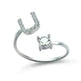 Customizable 26-Letter Ring: Fashionable & Elegant Jewelry - EX-STOCK CANADA