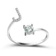 Customizable 26-Letter Ring: Fashionable & Elegant Jewelry - EX-STOCK CANADA