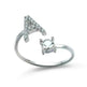 Customizable 26-Letter Ring: Fashionable & Elegant Jewelry - EX-STOCK CANADA