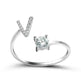 Customizable 26-Letter Ring: Fashionable & Elegant Jewelry - EX-STOCK CANADA