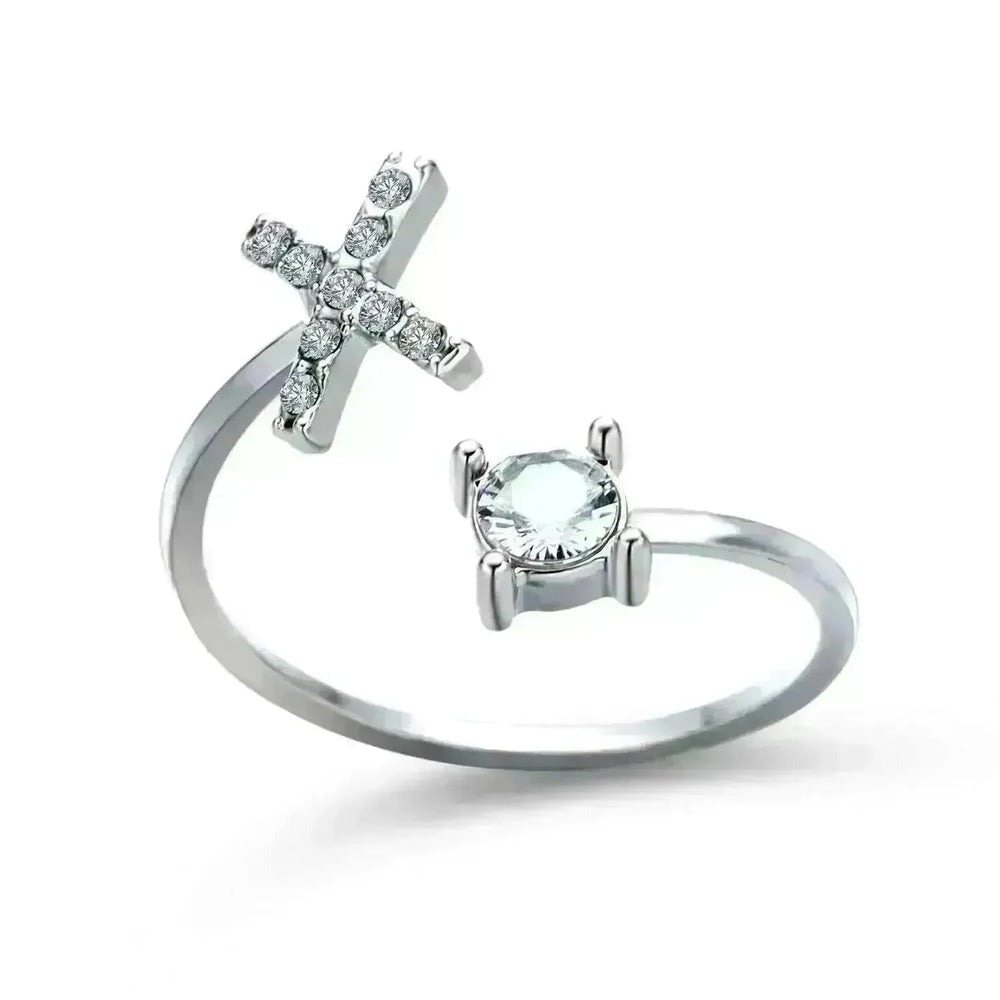 Customizable 26-Letter Ring: Fashionable & Elegant Jewelry - EX-STOCK CANADA