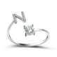 Customizable 26-Letter Ring: Fashionable & Elegant Jewelry - EX-STOCK CANADA