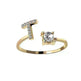 Customizable 26-Letter Ring: Fashionable & Elegant Jewelry - EX-STOCK CANADA