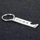 Customized Couples Electroplating Keychain - EX-STOCK Canada