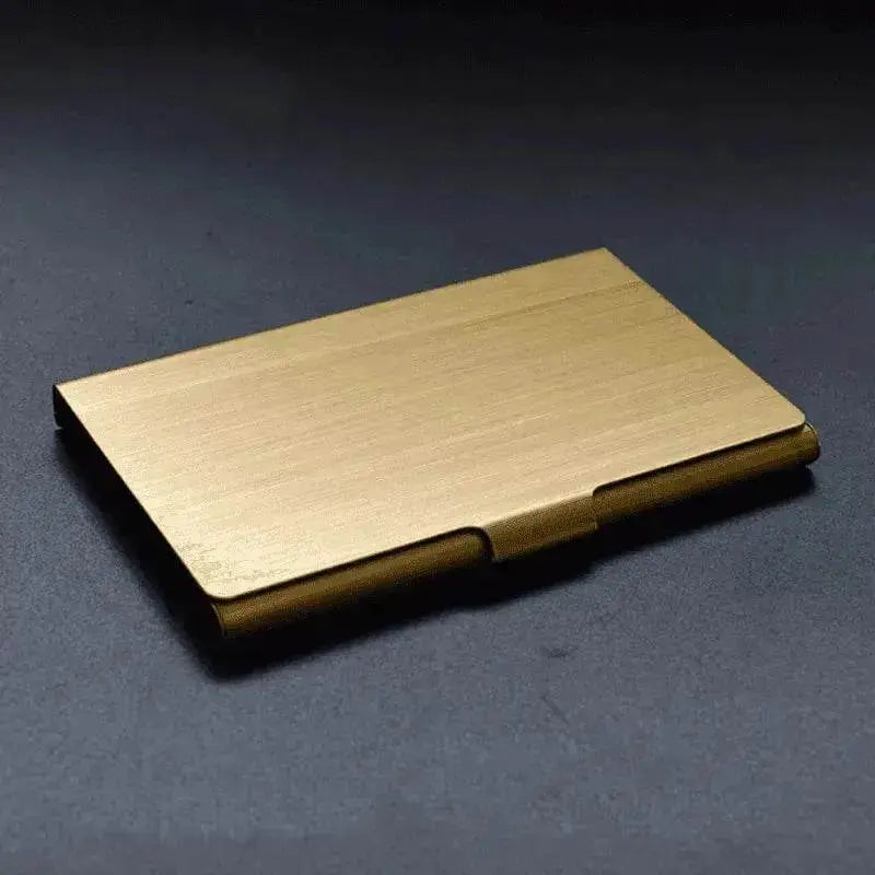 Customized Metal titanium business card holder - EX-STOCK Canada
