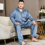 Cut Flower Fat Men's Pajamas Extra Ice Silk - EX-STOCK Canada