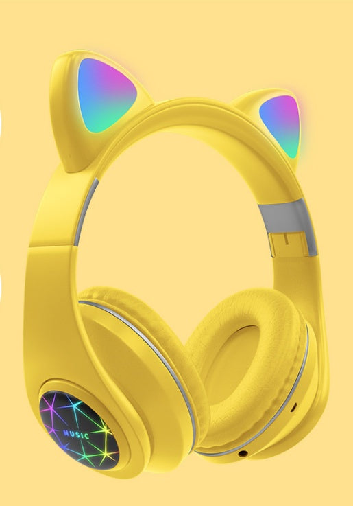 Cute Cat Ear Bluetooth Headset EX-STOCK Canada 