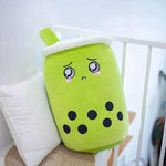 Cute Fruit Drink Plush Stuffed Soft Strawberry Milk Tea Plush Boba Tea Cup Toy Bubble Tea Pillow Cushion Kids Gift - EX-STOCK Canada