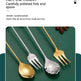 Cute Star and Moon 304 Stainless Steel Spoon and Fork Set for Coffee - EX-STOCK Canada