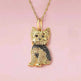 Cute Yorkshire Dog Pendant Zinc Alloy Die Casting Necklace - EX-STOCK Canada