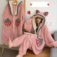 Cute padded flannel hooded pajamas - EX-STOCK Canada