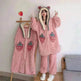 Cute padded flannel hooded pajamas - EX-STOCK Canada