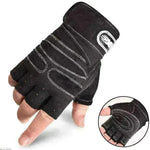 Cycling Gloves Half Finger Breathable Elastic for gym - EX-STOCK CANADA