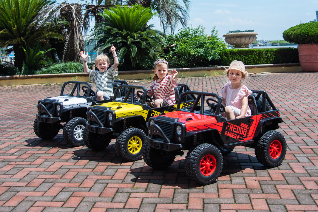 2026 24V Jeep Style RAIDER 2 Seater Kids Ride On Car with Remote Control and Back Wheel 