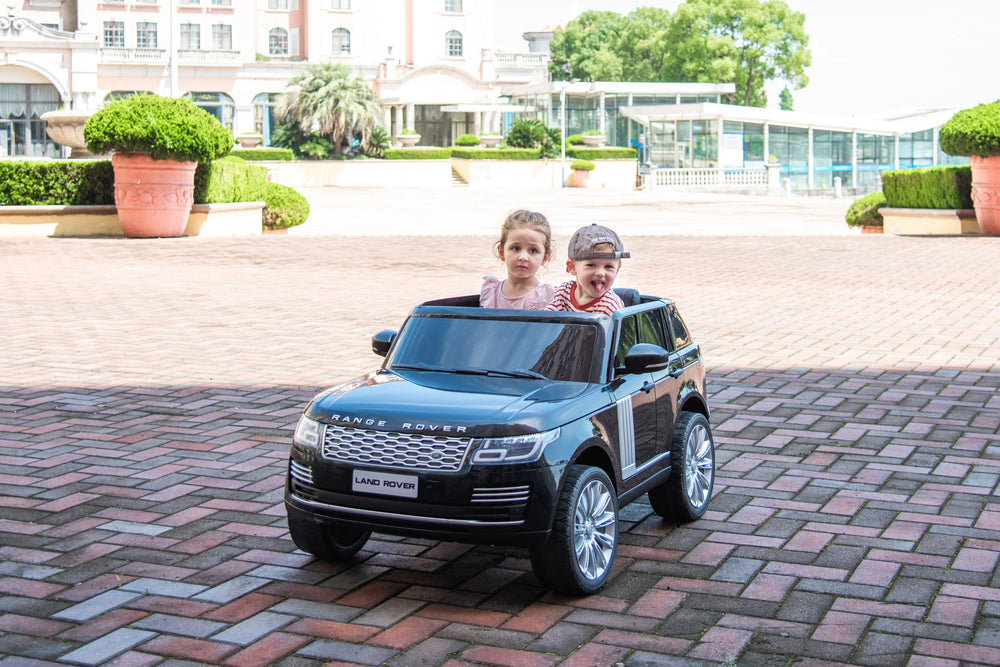 2026 Range Rover HSE 2 Seater 24V Kids Ride On Car With Remote Control DELUXE MODEL WITH LEATHER SEATS AND RUBBER TIRES 