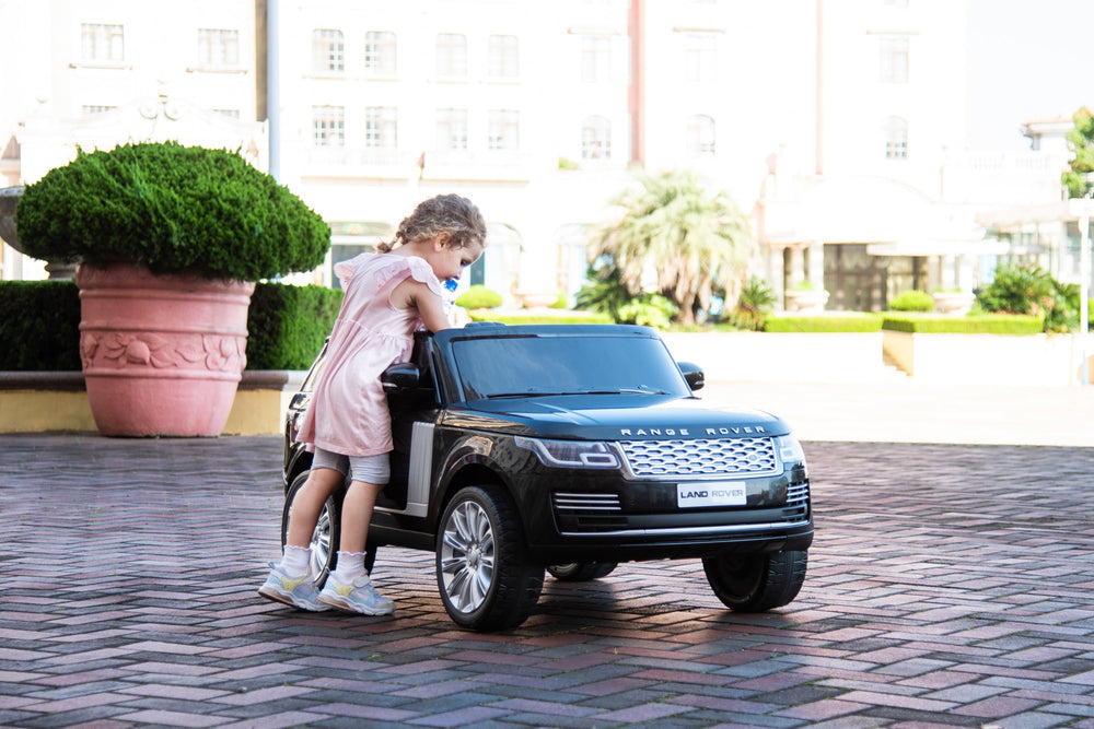 2026 Range Rover HSE 2 Seater 24V Kids Ride On Car With Remote Control DELUXE MODEL WITH LEATHER SEATS AND RUBBER TIRES 