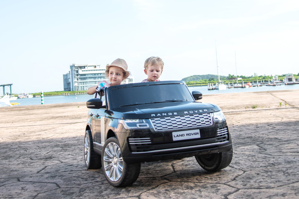 2026 Range Rover HSE 2 Seater 24V Kids Ride On Car With Remote Control DELUXE MODEL WITH LEATHER SEATS AND RUBBER TIRES 